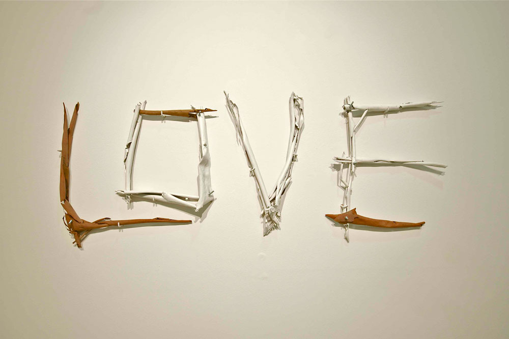 LOVE 2011 (Painted made object)